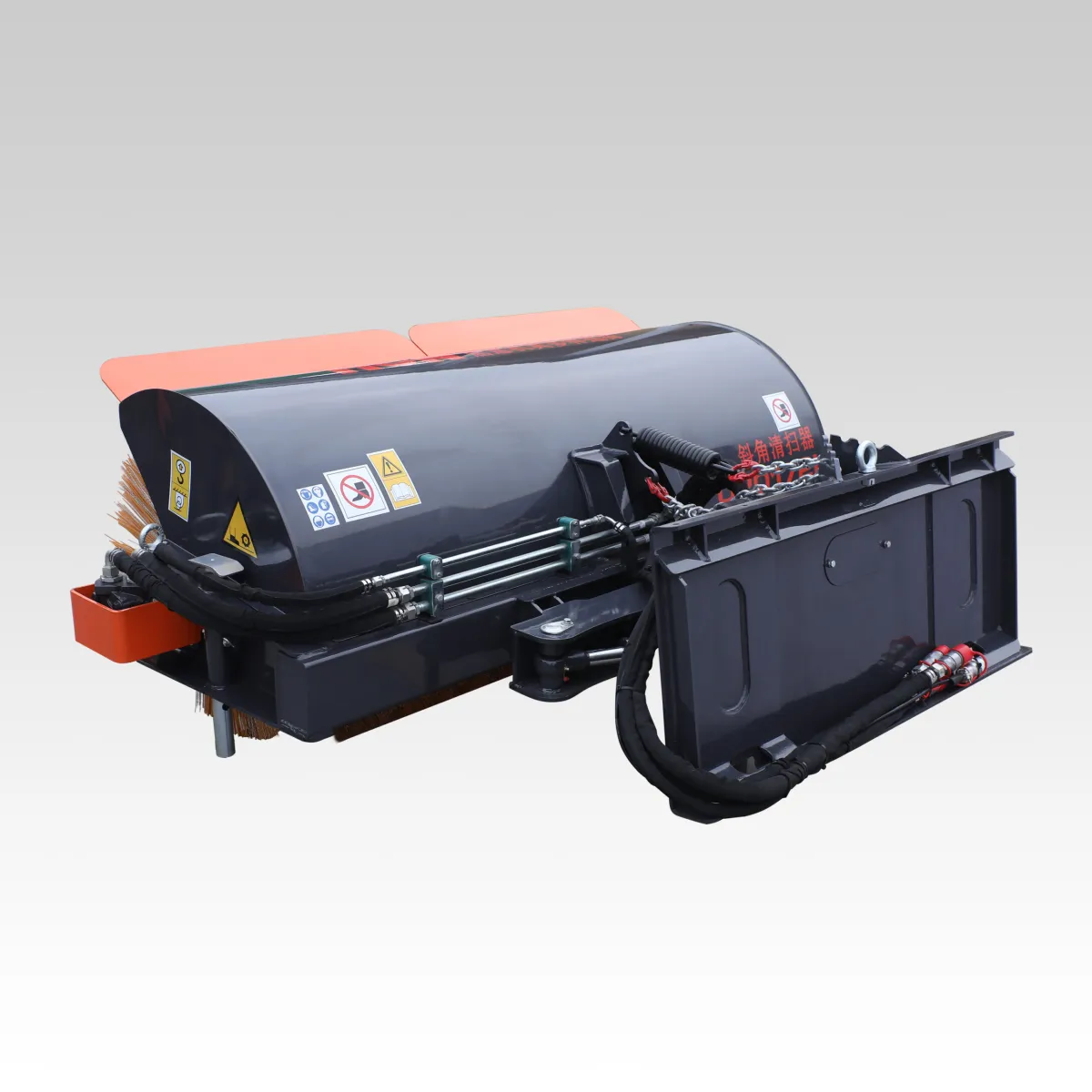 0201 Angle Broom Sweeper — HCN engineering attachment