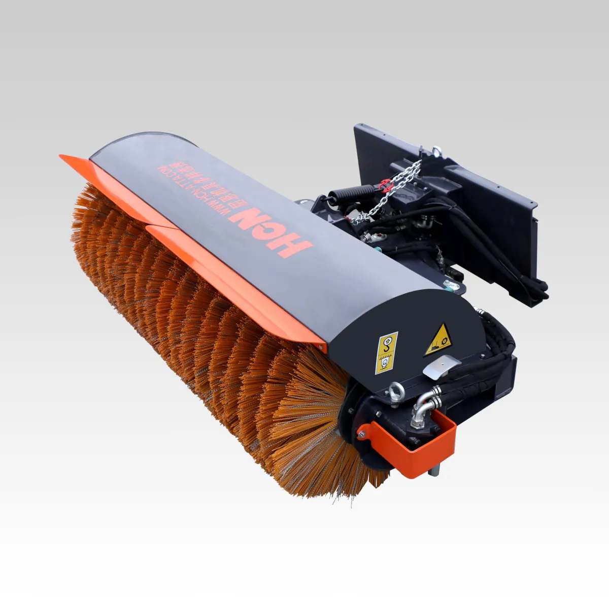 0201 Angle Broom Sweeper — HCN engineering attachment