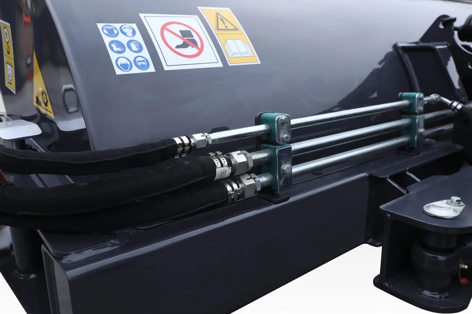 0201 Angle Broom Sweeper — HCN engineering attachment
