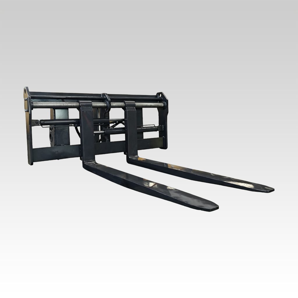 BM42 Adjustable spacingPallet Forks — HCN engineering attachment