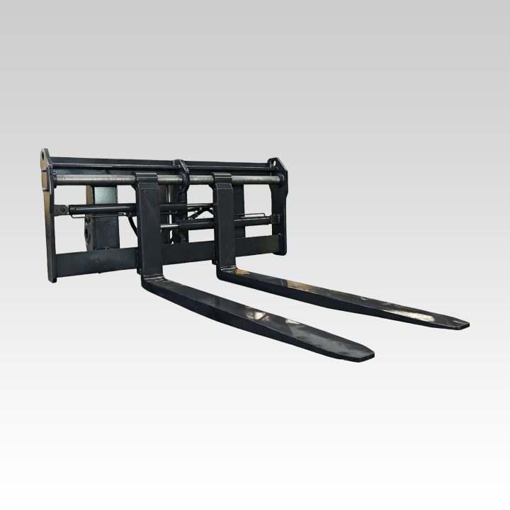 BM42 Adjustable spacingPallet Forks — HCN engineering attachment