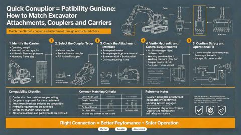 Quick Coupler Compatibility Guide: How to Match Excavator Attachments, Couplers and Carriers